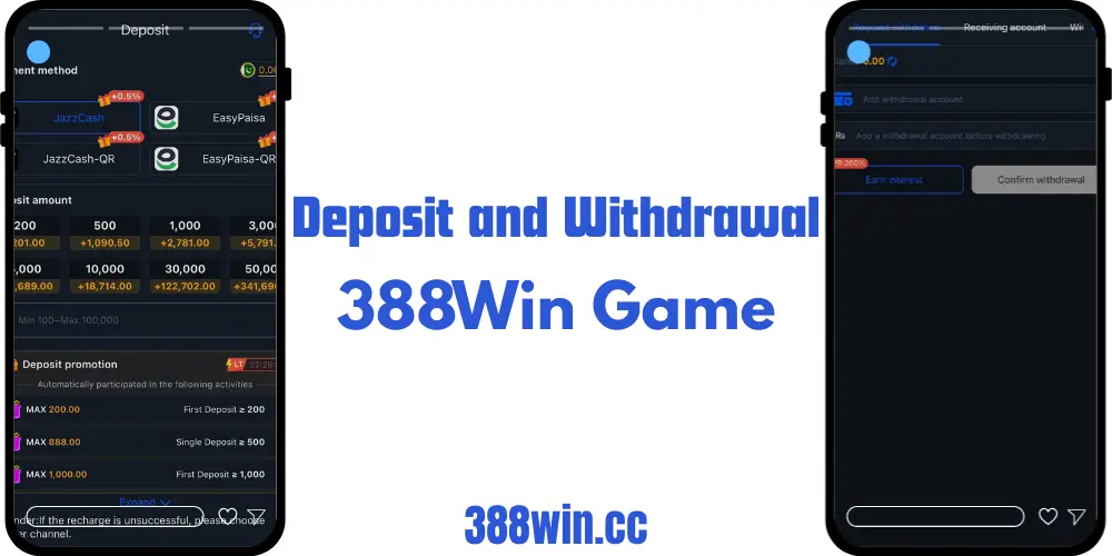388Win Game safe and secure Deposit and Withdrawal proof